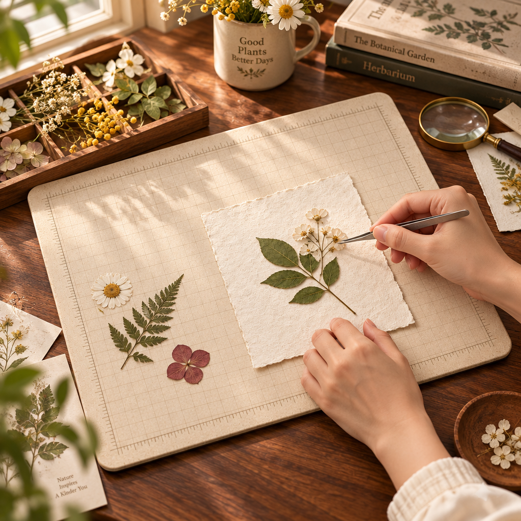 Qbbmnn Botanical Pressing Work Mat image 1