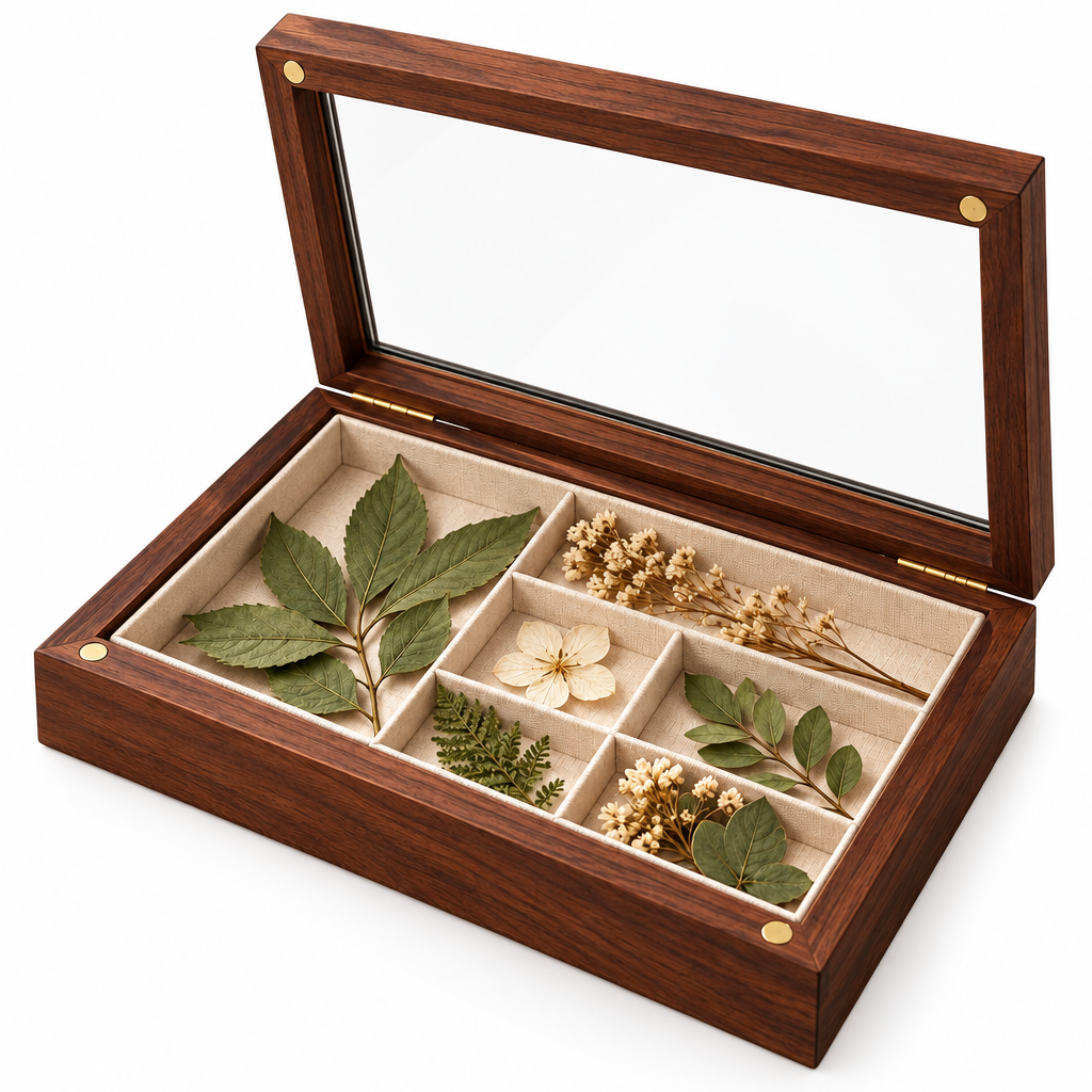 Qbbmnn Botanical Specimen Storage Box image 1