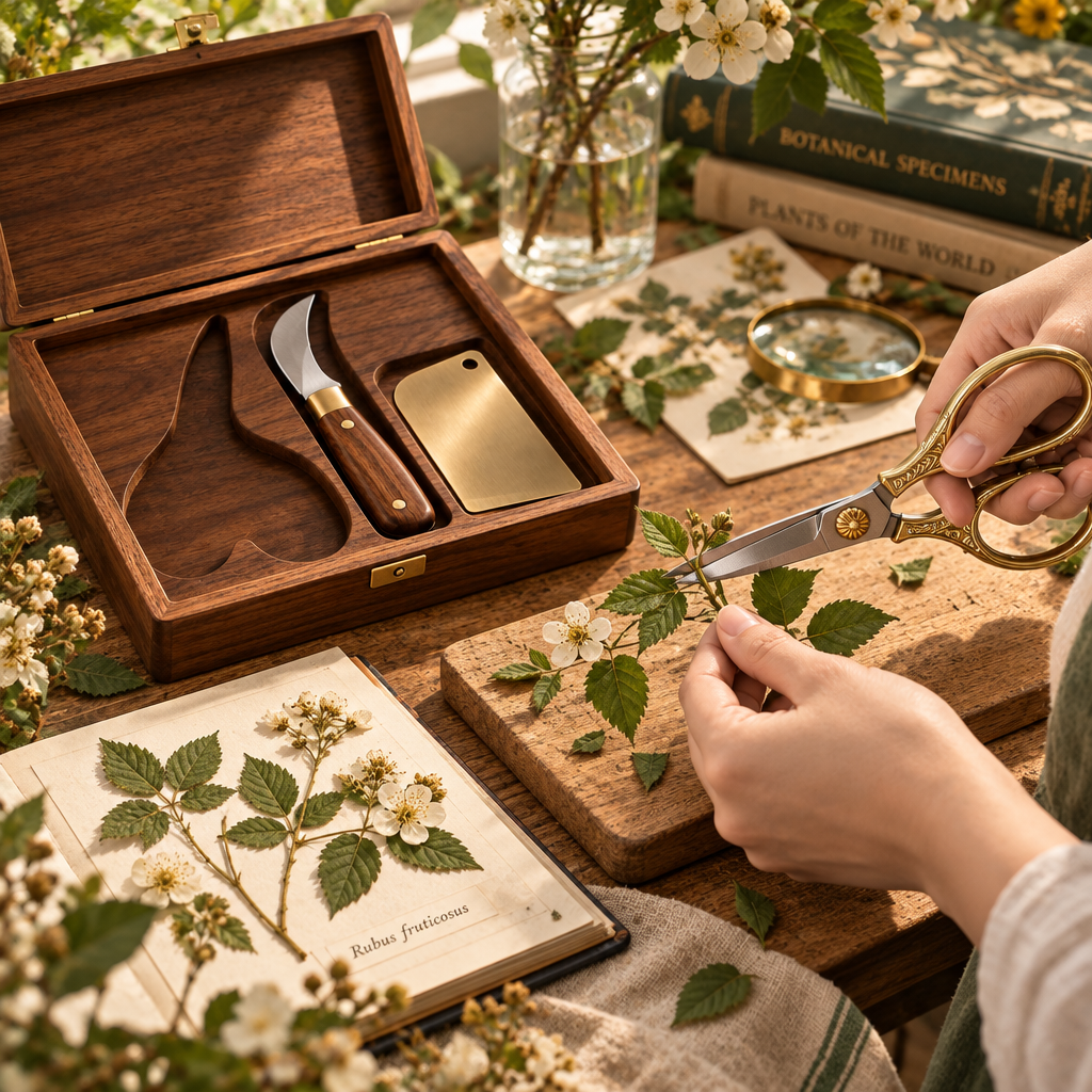 Qbbmnn Botanical Specimen Cutting & Trimming Kit image 4