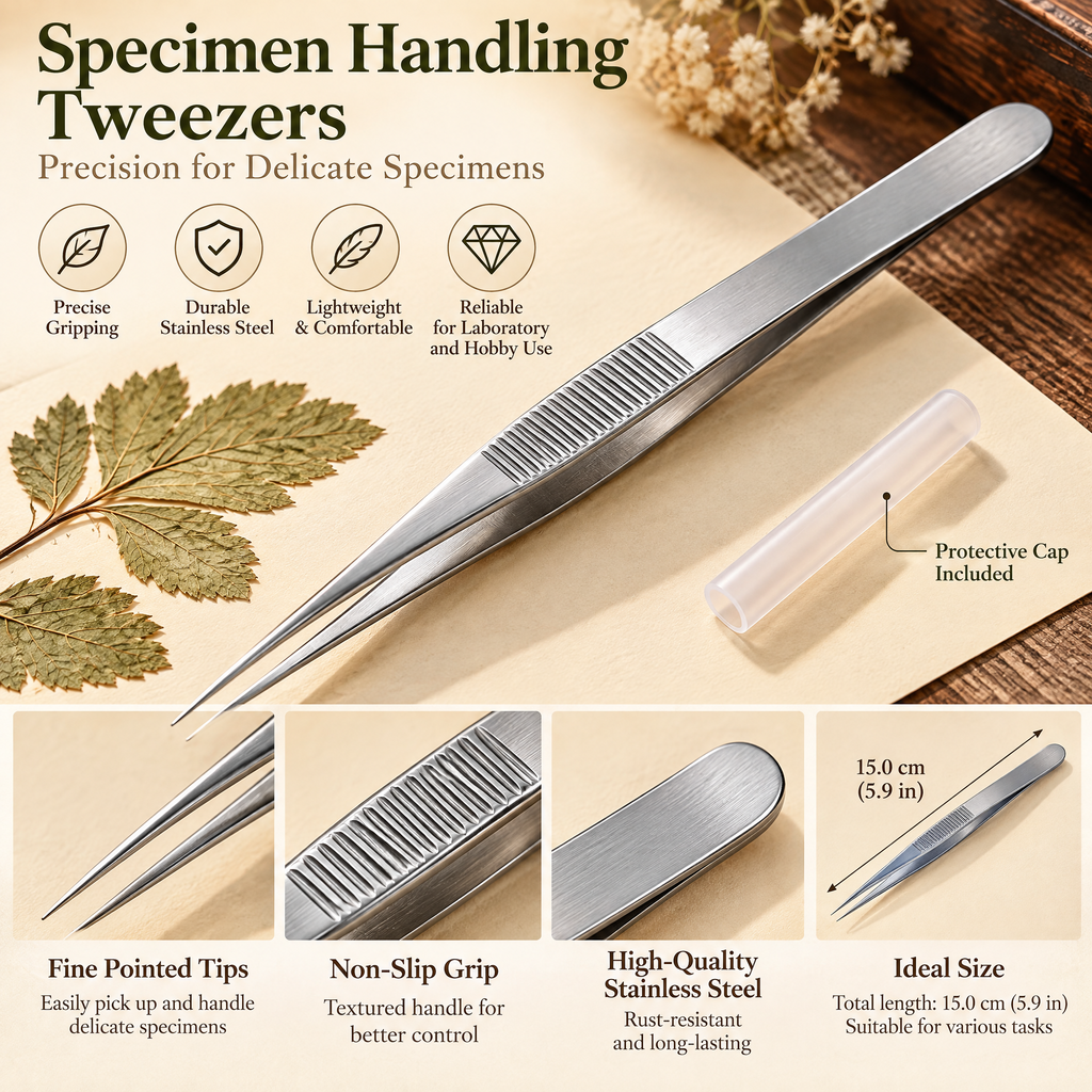 Qbbmnn Specimen Handling Tweezers image 5